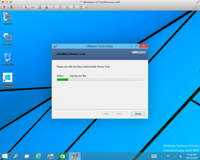 windows 10 vmware fusion m3