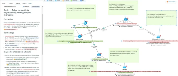 NetBrain 12.3 AI Deep Diagnosis